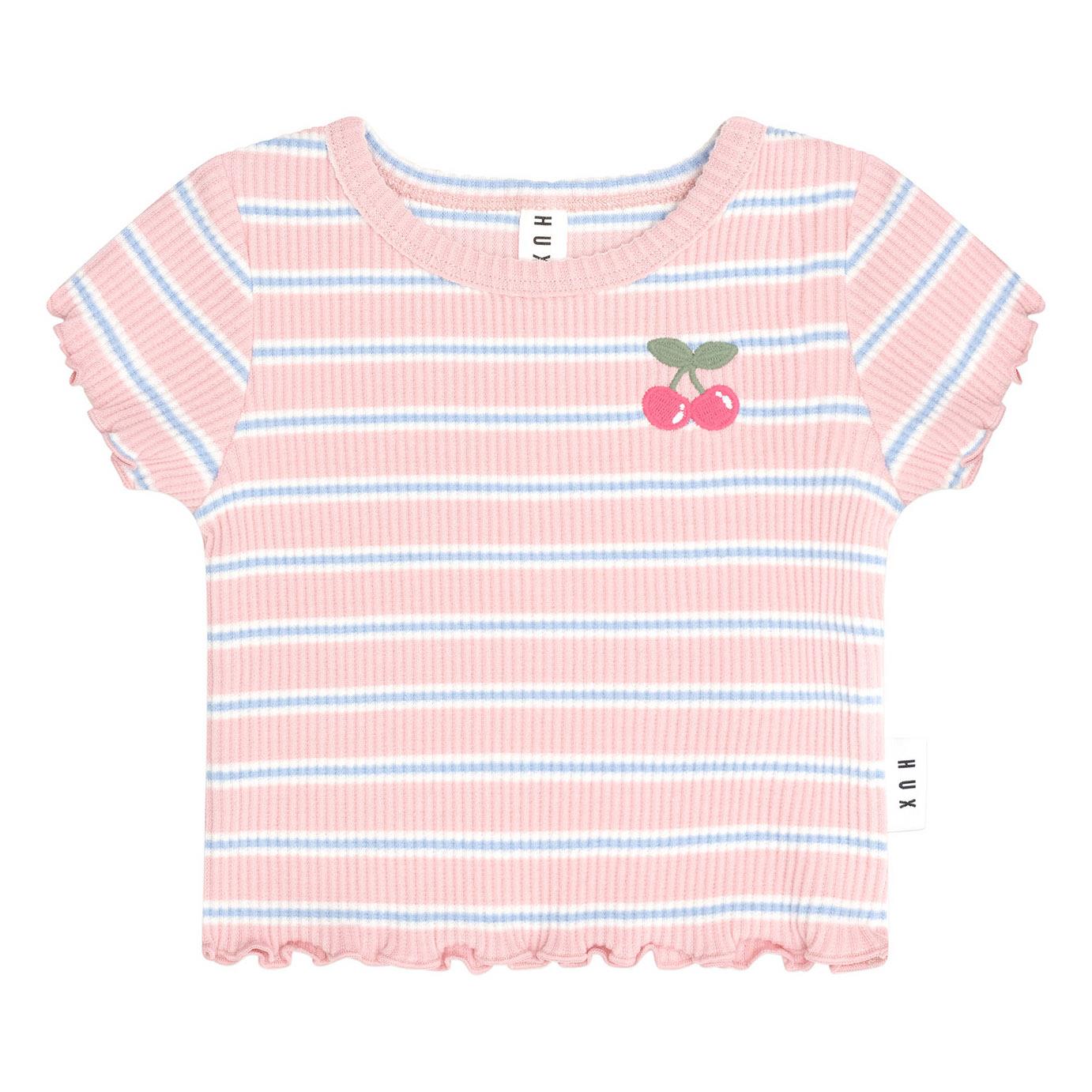 Huxbaby Candy Stripe Rib Tee 0-2Y